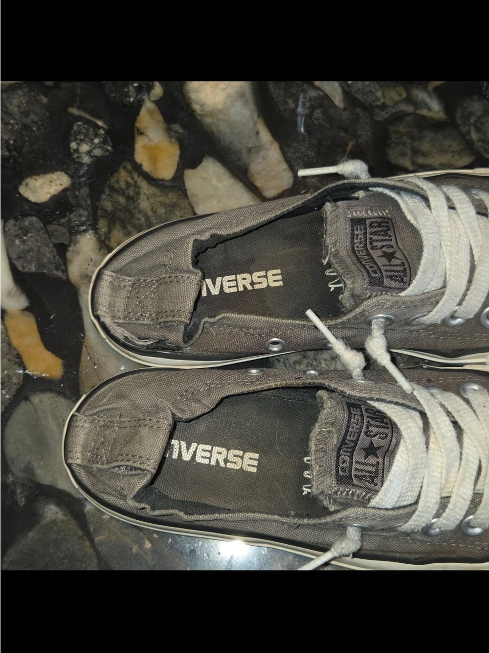 Converse Chuck Taylor All Star Shoreline Slip On Gray Sneakers Womens 5 - Picture 5 of 6